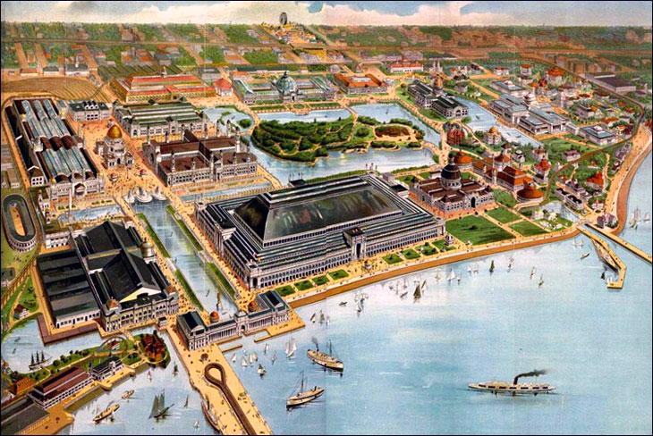 Всемирная торговая Колумбова выставка в г. Чикаго, 1893 г. Всемирная торговая Колумбова выставка в г. Чикаго, 1893 г.