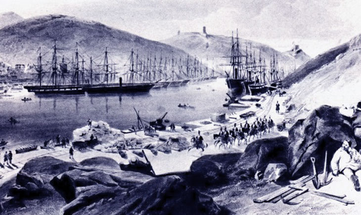 Ж.д. в порту Балаклавы