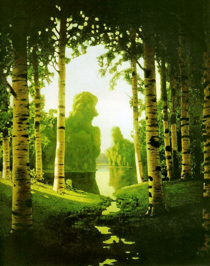 Берёзовая роща, худ. А.Куинджи