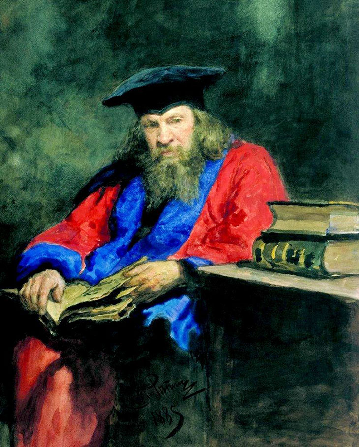 Д.И.Менделеев, худ. И.Репин