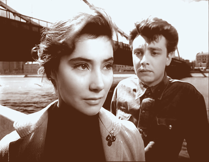 Т. Самойлова и К.Кадочников в фильме «Летят журавли»