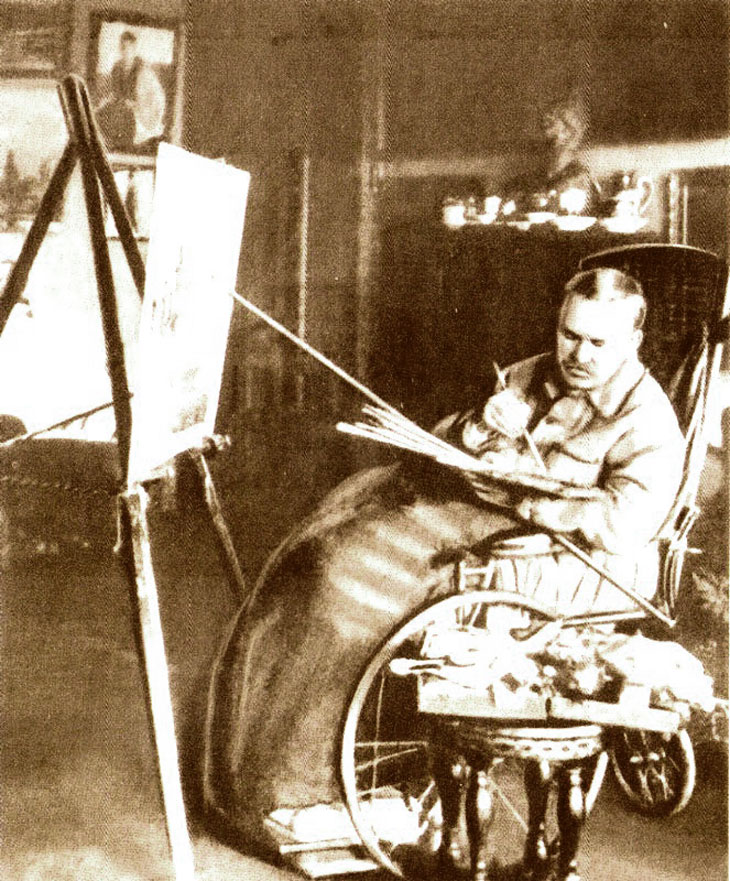 Б.М. Кустодиев, 1925 г.